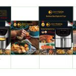 OXYTECH Digital Air Fryer 8L, 12P, Shipment