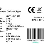 OXYTECH Turkish Chest Freezer 320L Shipments