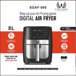 SUPER GOLDEN Digital AIR FRYER 8L, 12P