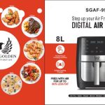 SUPER GOLDEN Digital AIR FRYER 8L, 12P