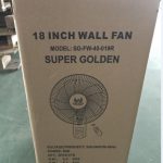 SUPER GOLDEN Stand Fan & Wall Fan 18 inch, Shipment