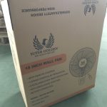 SUPER GOLDEN Stand Fan & Wall Fan 18 inch, Shipment